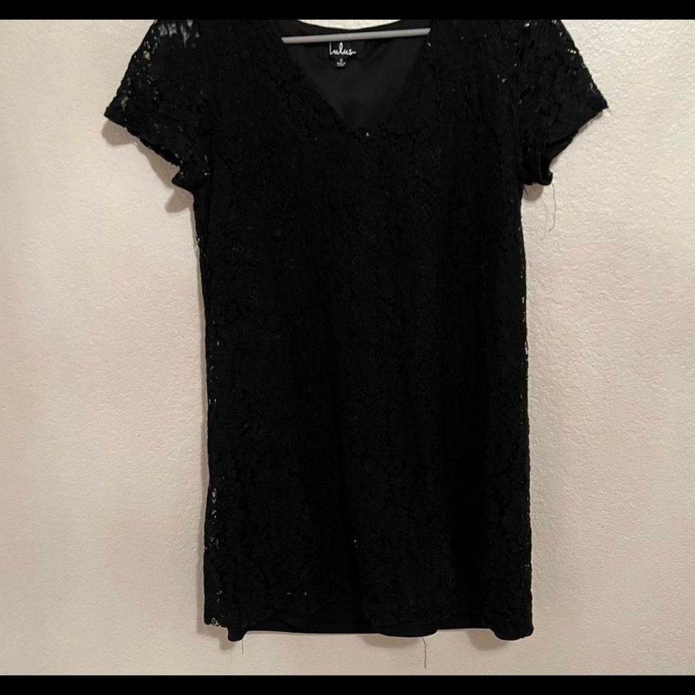 Super cute black lace Lulu’s dress! Only worn maybe three times!